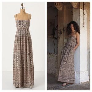 Anthropologie Edme & Esyllte Hypnotic Tribal dress